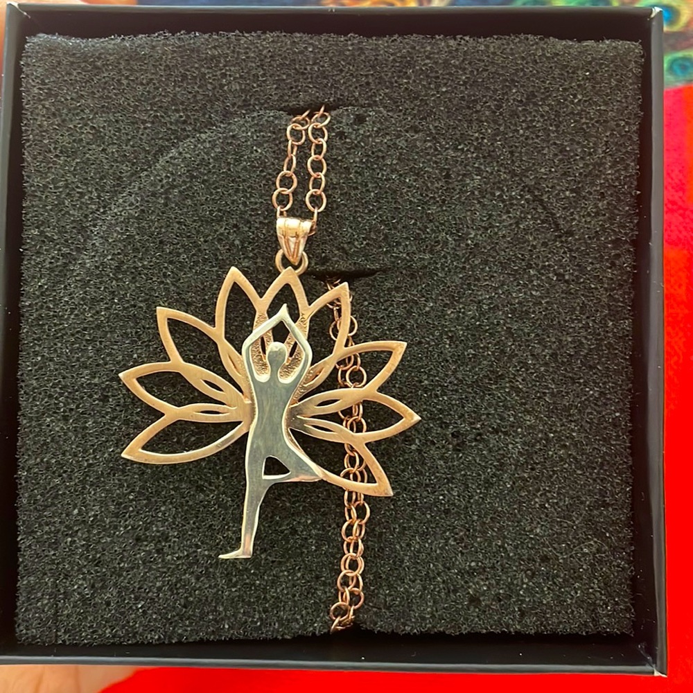 Silver Yoga Necklace